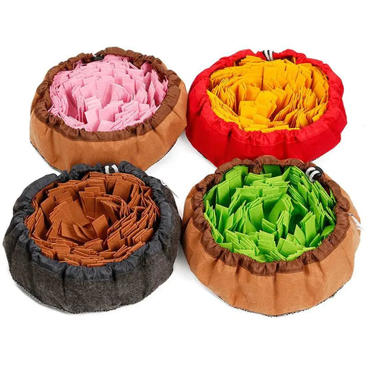 Dog Snuffle Mat and Anti-Choke Dog Bowl