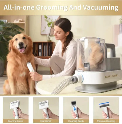 5-in-1 Pet Grooming Vacuum Kit