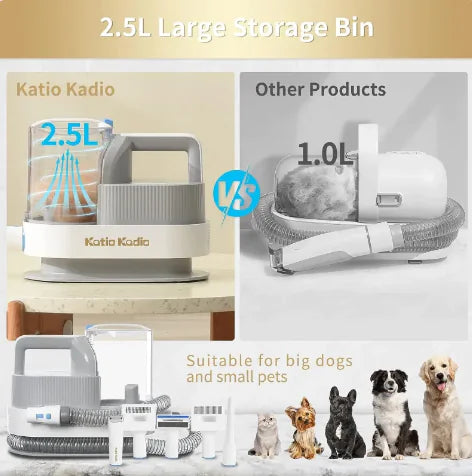 5-in-1 Pet Grooming Vacuum Kit